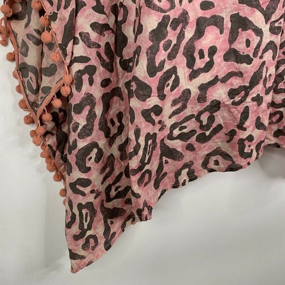 Ludi Beach Cover Up Summer Kimono V Neck Bejeweled - Picture 2 of 7